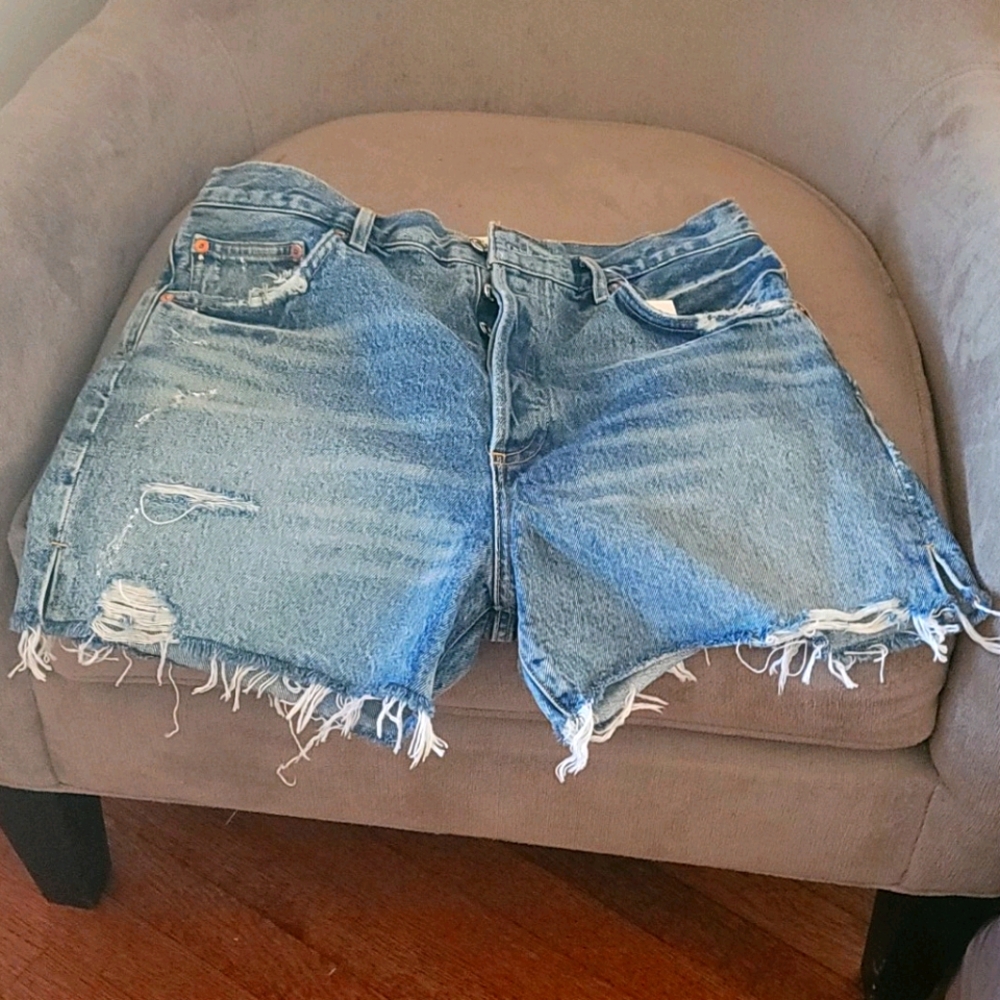 Denim shorts